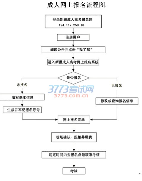 网上报名流程