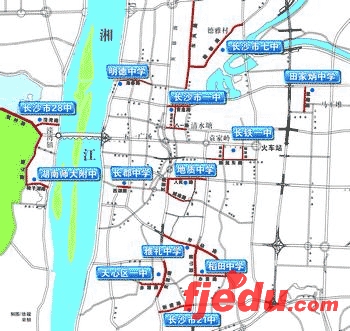 07高考湖南长沙14个考点周边路段需绕行(组图)