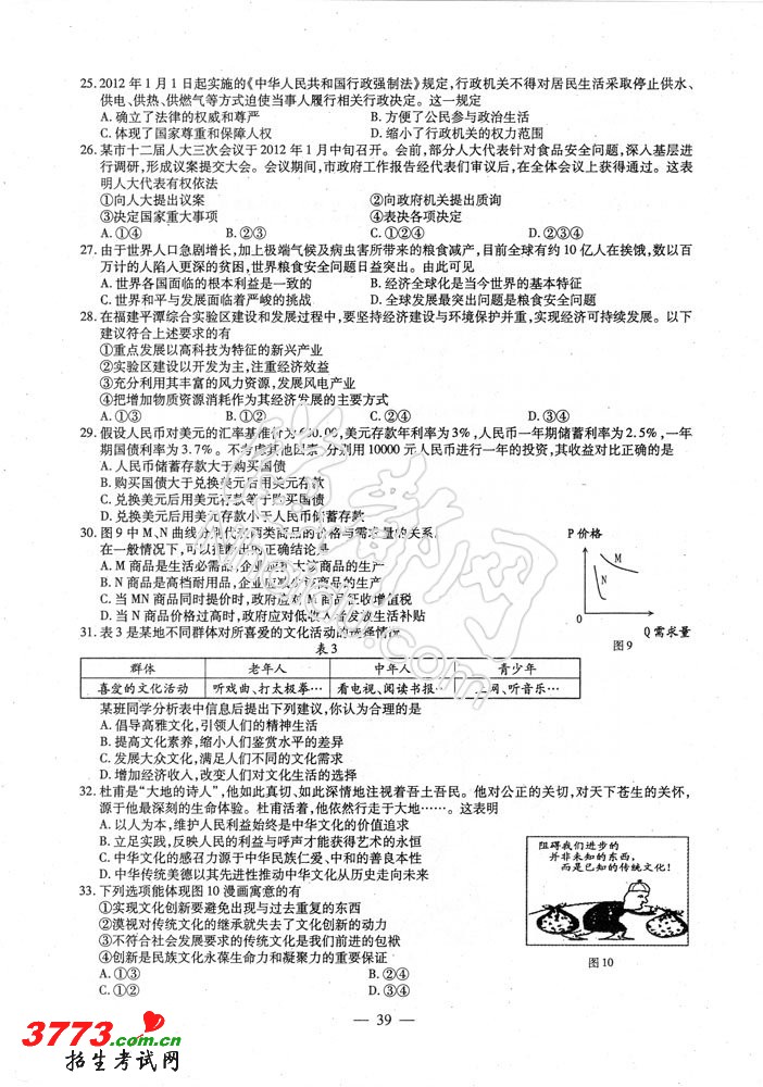 2012긣ʡ߿Ծ