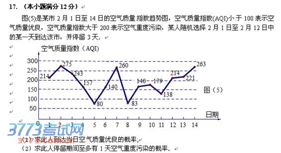 2014揭阳一模数学文科试题及答案
