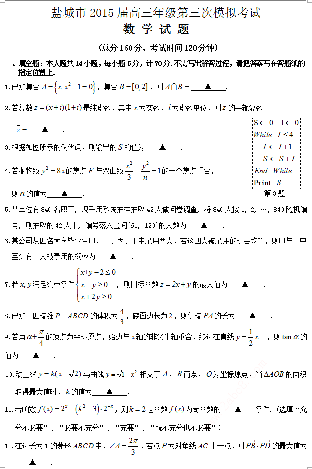2015γģѧ γ2015꼶ģ⿼ѧ