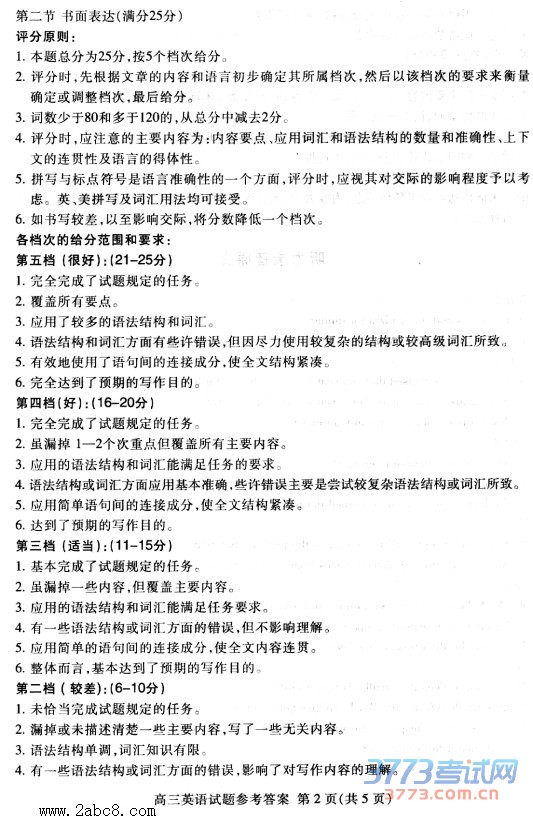 1453982644607101.jpg 山东省泰安市2015-2016学年上学期期末考高三英语试题及答案