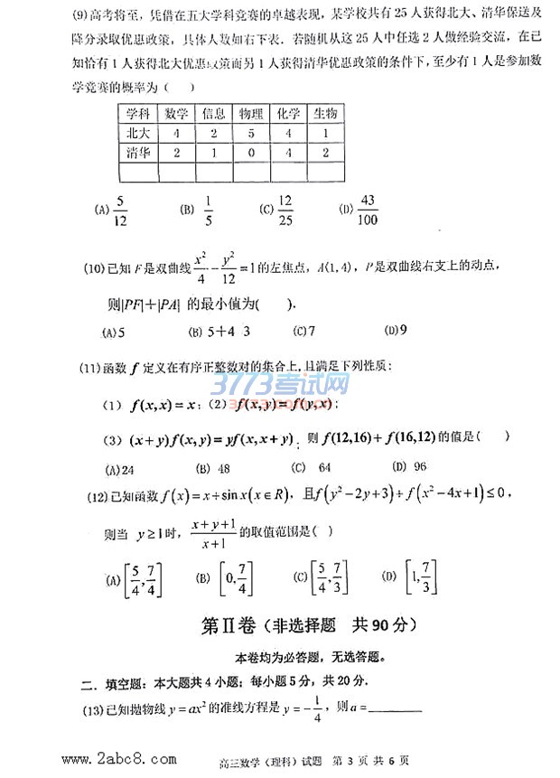 20169´и꼶һνѧѧ