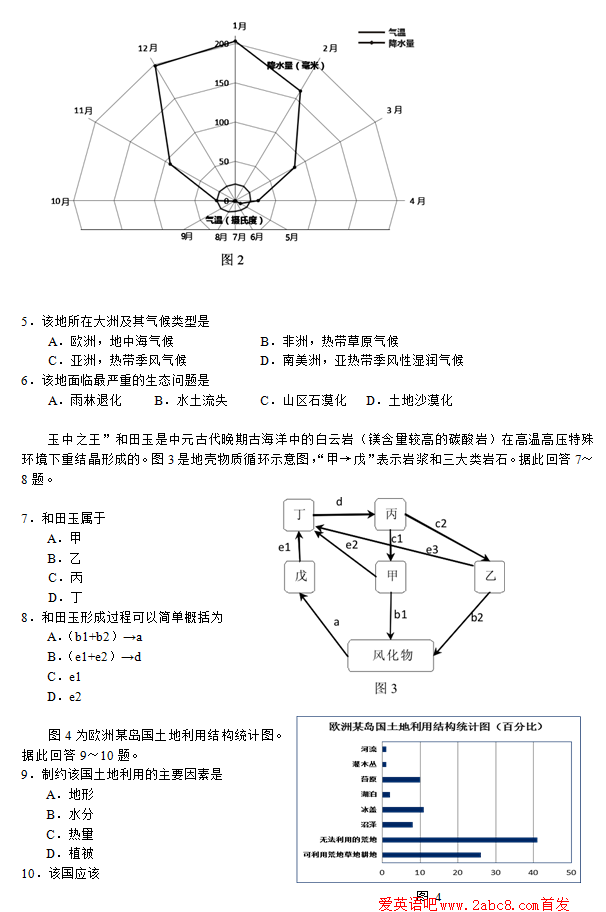 1490015500101318.png 2017苏锡常镇一模地理答案2016-2017学年苏锡常镇四市高三教学情况调研一地理试题答案