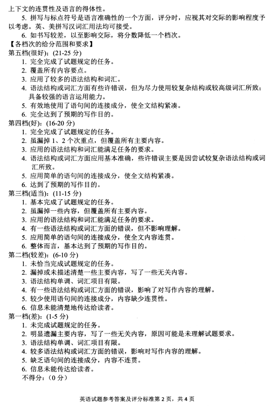 高三教学质量检测考试