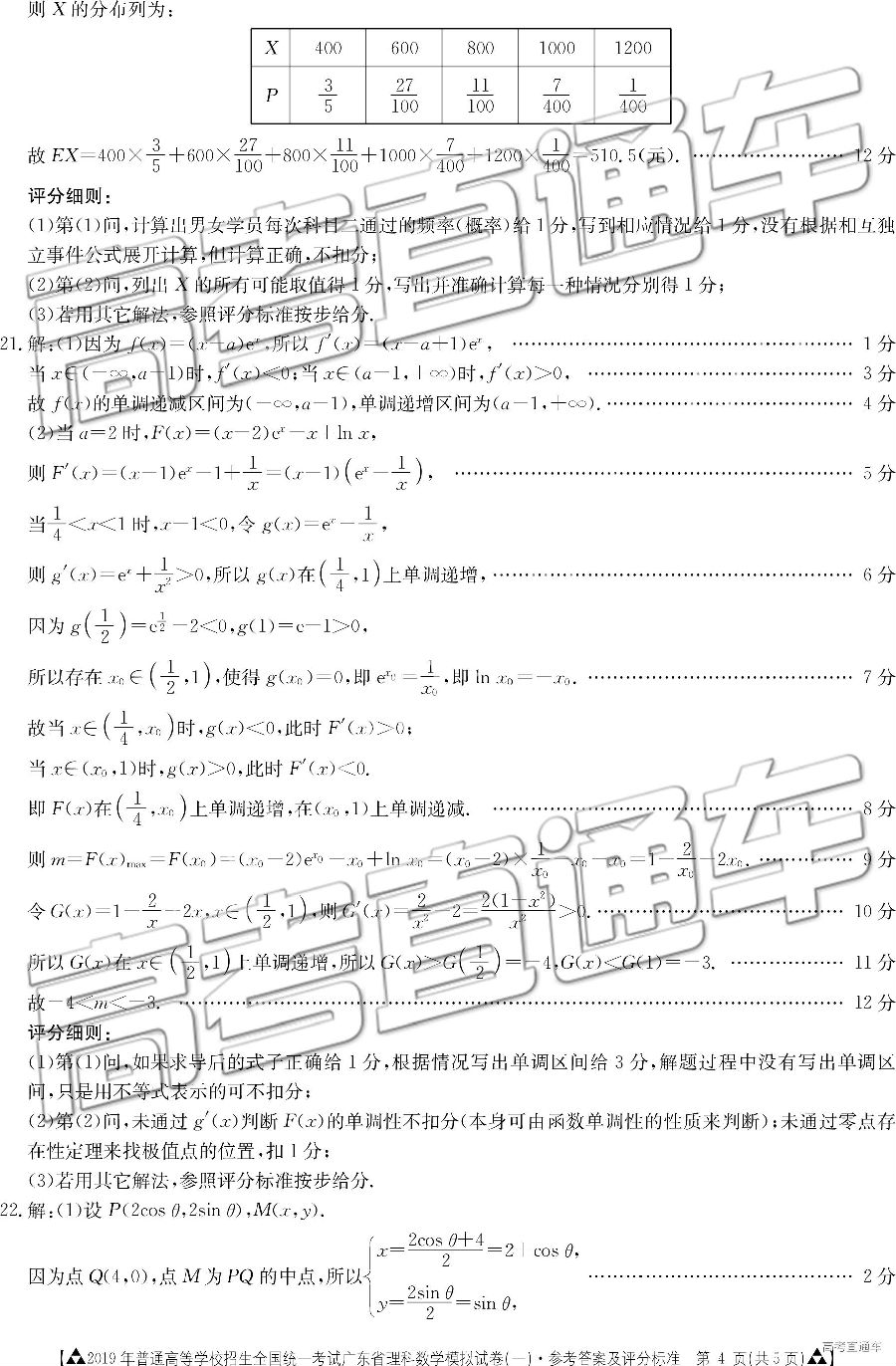 2019㶫һģ⼰ο