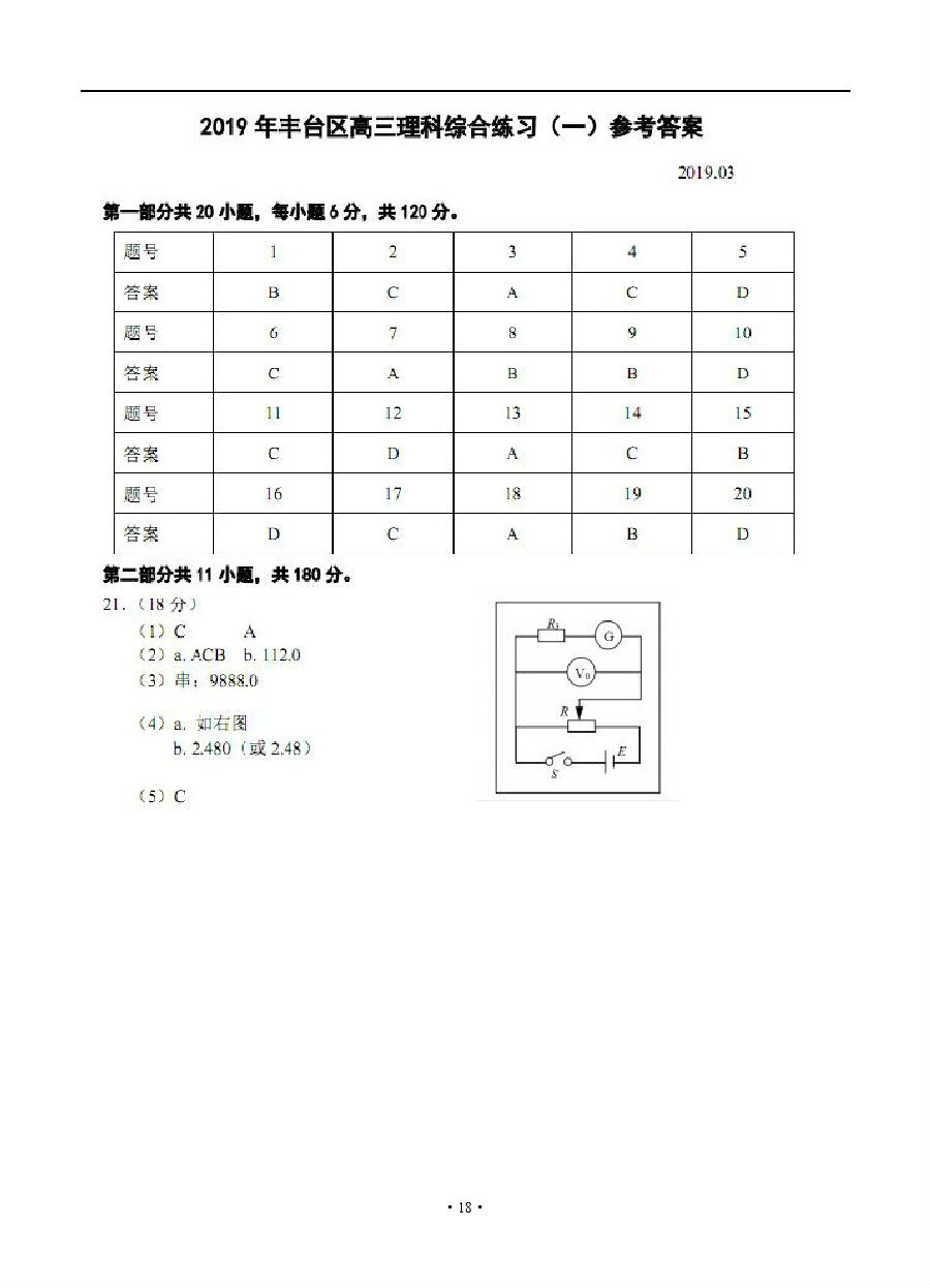 2019̨3һģ⼰
