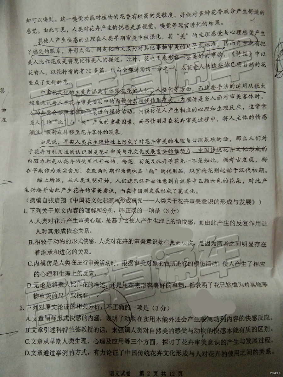 2019׿ԽУ˵⼰ο