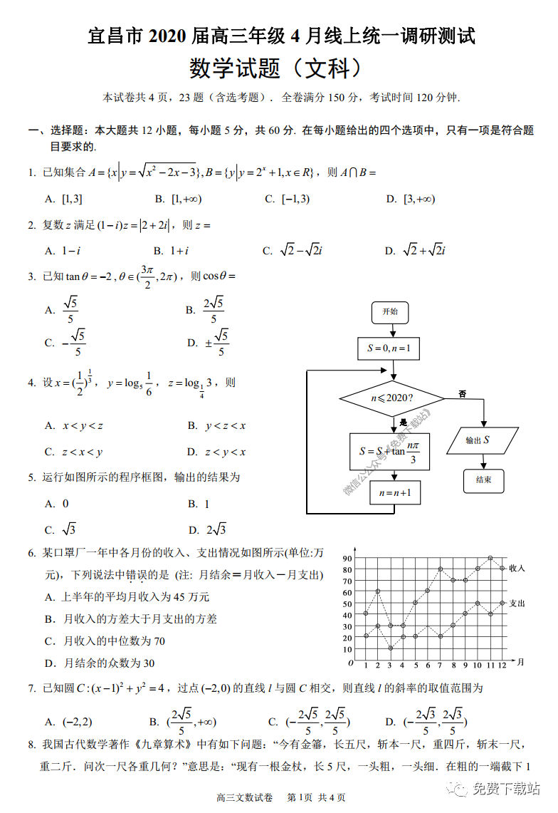 ˲2020꼶4ͳһв⼰