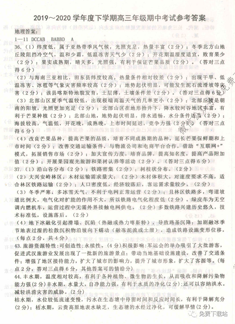ˮѧ2020꼶ѧп⼰