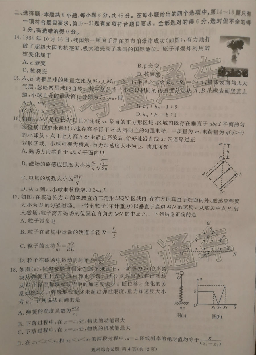 2020/ݶģ⼰ο𰸣У