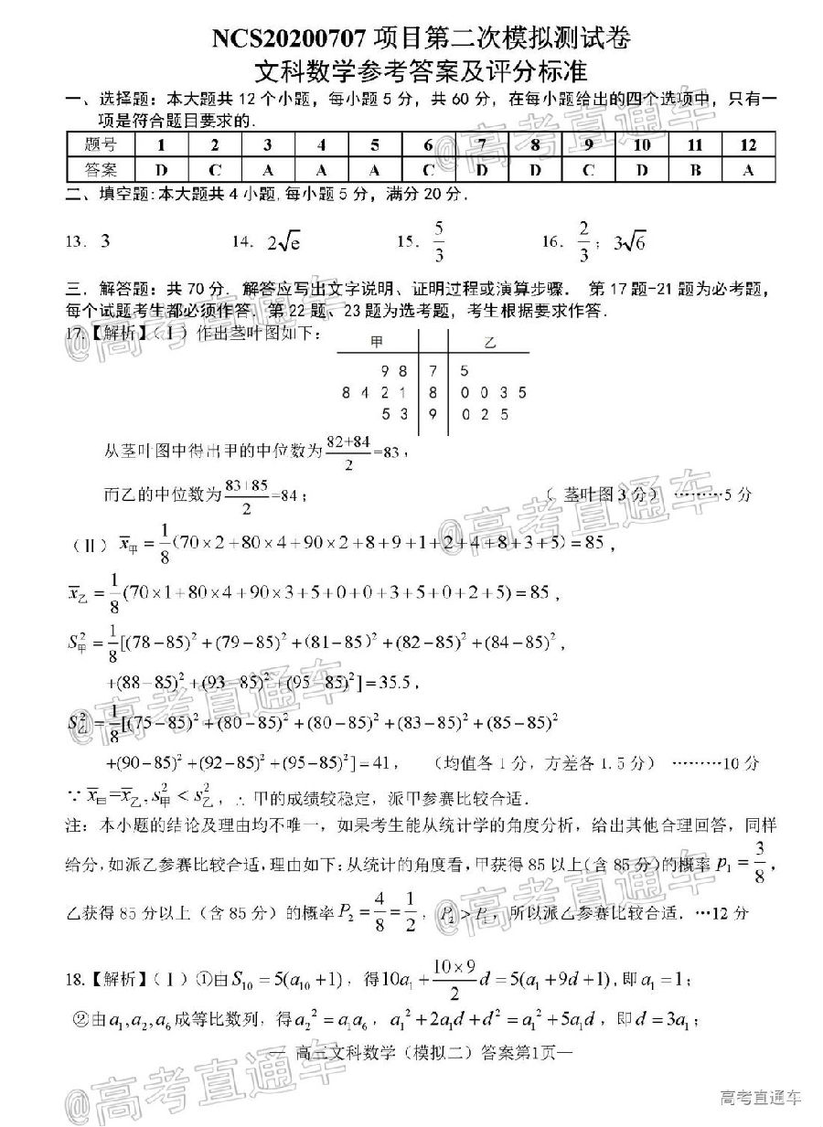 2020ϲģNCS20200707⼰ο