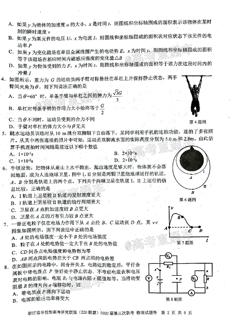 㽭ʡУ¸߿оˣZ20ˣ2020⼰