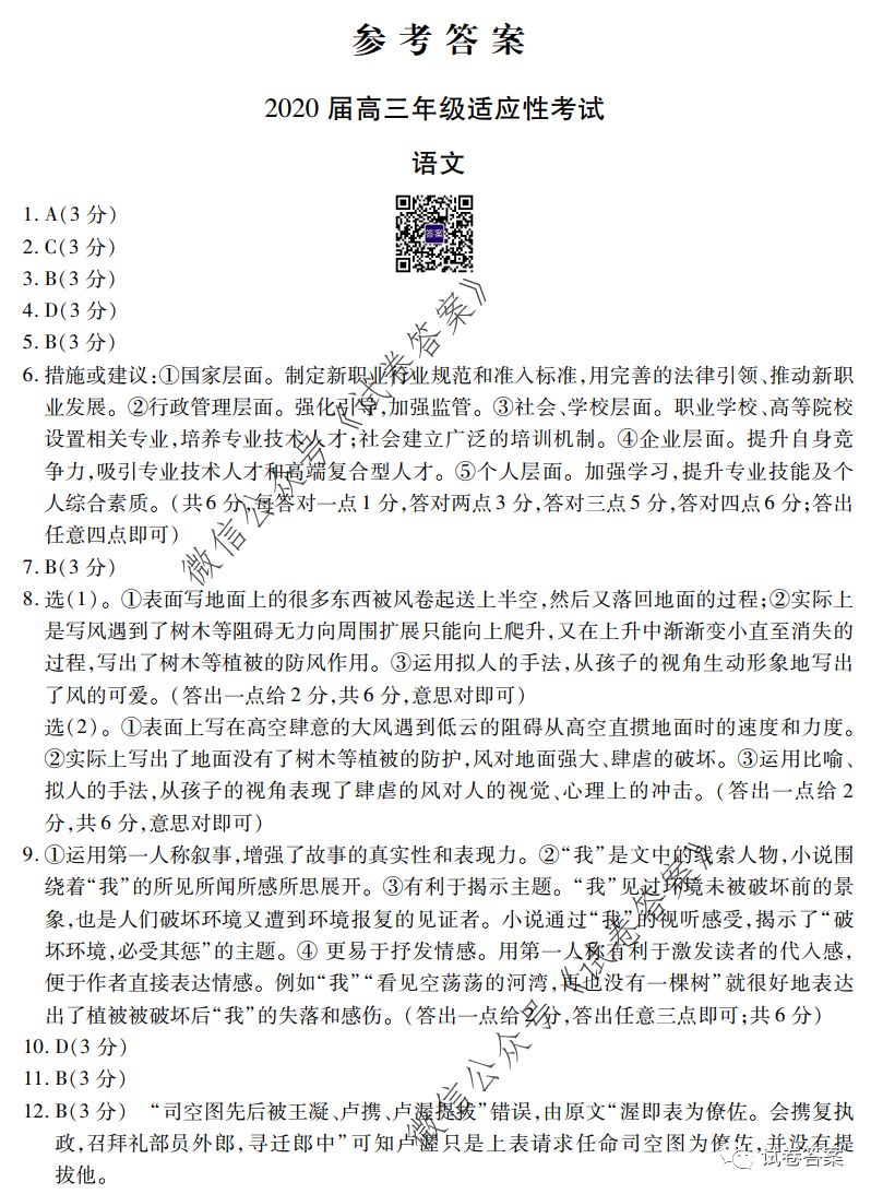 2020ʡУ˸6ӦԿ⼰