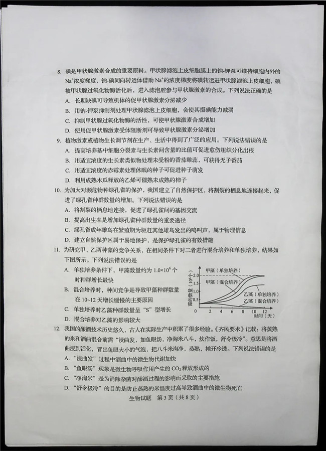 2020ɽ߿⼰(ѧҵˮƽ)