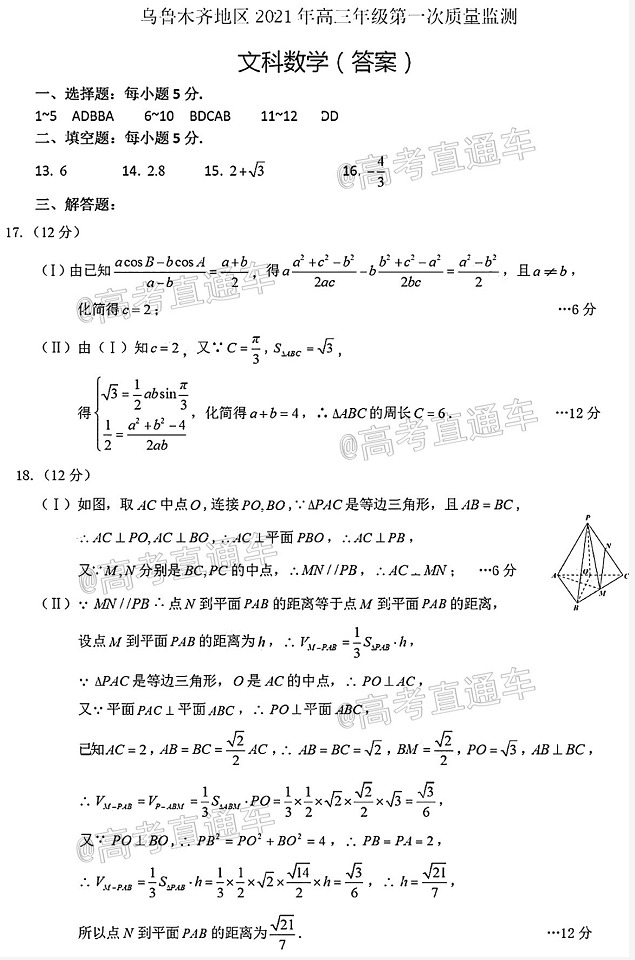 2021³ľ߿ģ⿼Ŀѧ⼰