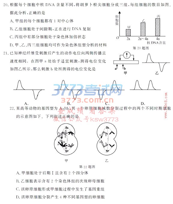20191㽭ʡͨѧҵˮƽ߸߿ѡԾ
