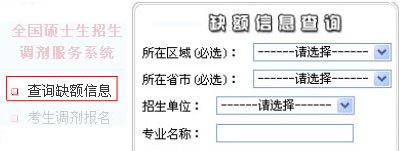 2010年全国硕士研究生网上调剂步骤详解