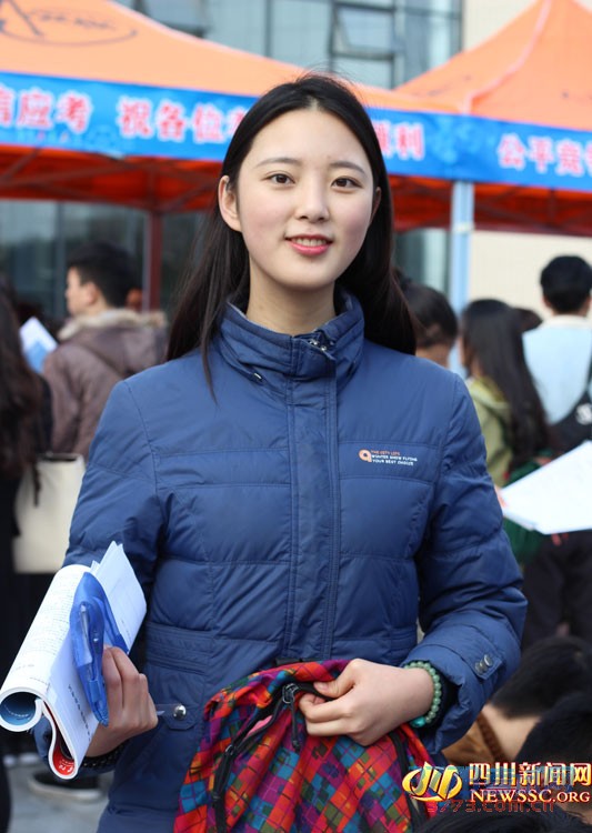四川艺考撞脸宋慧乔周慧敏 女神范十足