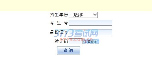 美术校考成绩查询
