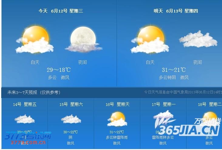 合肥天气预报图