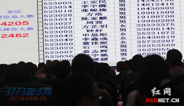 各小学的校长、家长代表共计400余人见证了本次微机派位现场会。陈正 摄