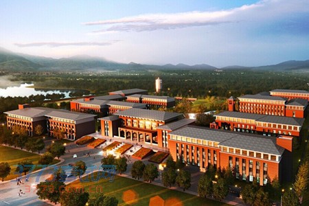 图为人大附中丰台学校半鸟瞰图图片