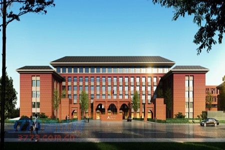 图片为人大附中丰台学校正门图片