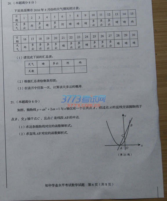 Ͳ2016пѧ⣨ͼƬ棬޴𰸣