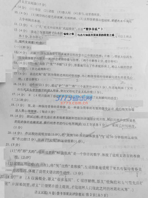 答案