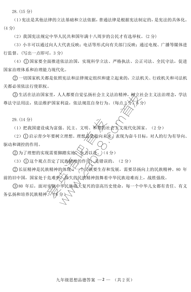 1484644168528558.png 福州市质检政治答案福州市2016—2017学年第一学期九年级期末质量检测思想品德试卷