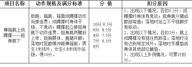 评分标准