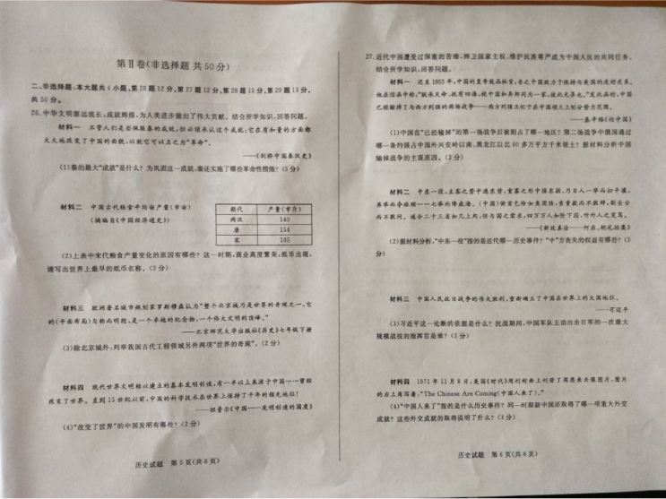 2017ѧѧҵˮƽʷ⣨ͼƬ,޴𰸣
