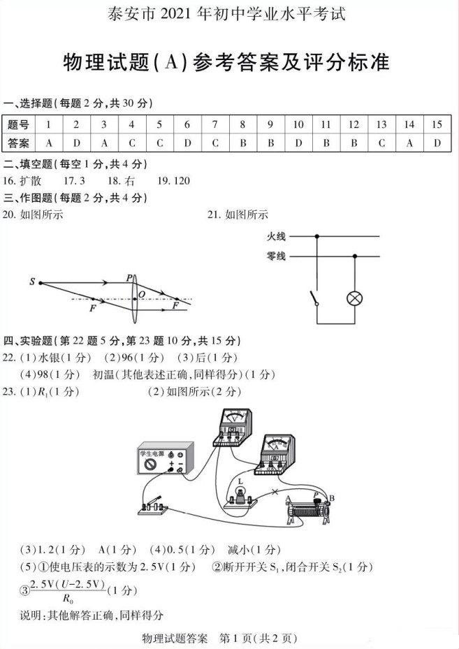 2021ɽ̩п⼰𰸣PDF棩