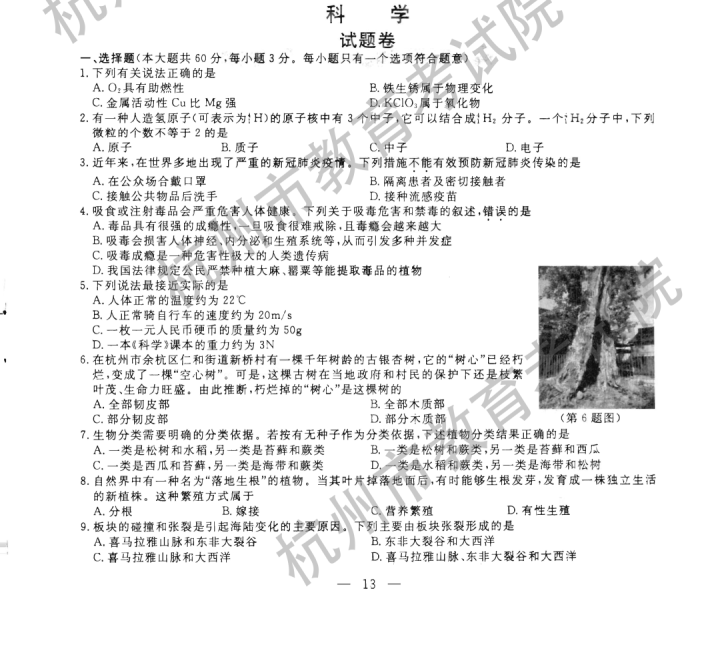 2021㽭пѧ⼰𰸣PDF棩